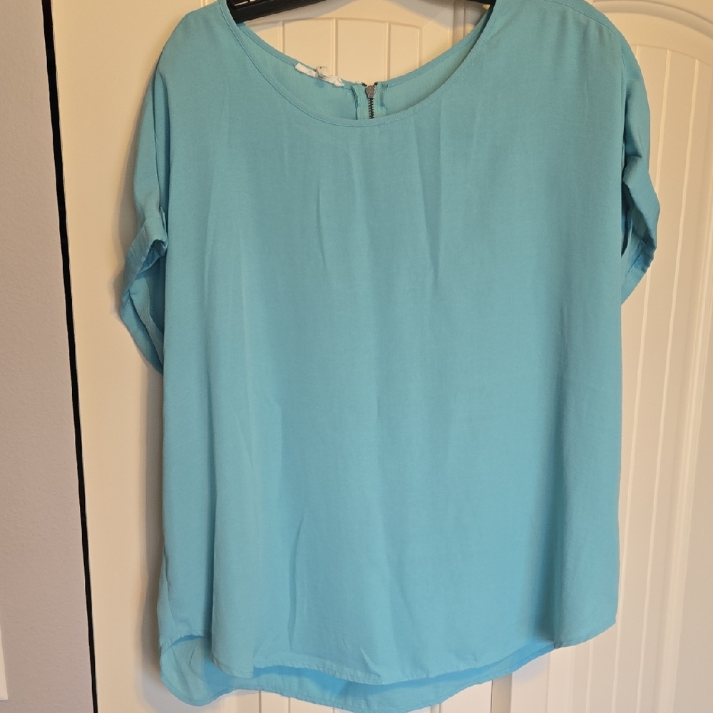 Maurices Light Blue Blouse